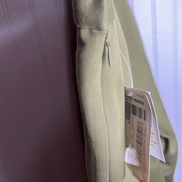 Pendleton NWT Green Silk Cotton Crop Slacks Size 14 - Picture 4 of 12